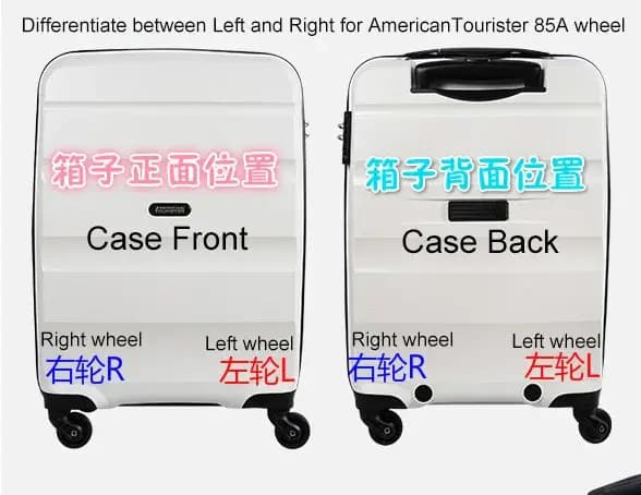 American Tourister 85A roues chariot roue US voyageur accessoires