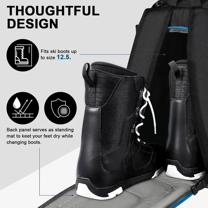 Sac à dos de voyage pour bottes de Ski