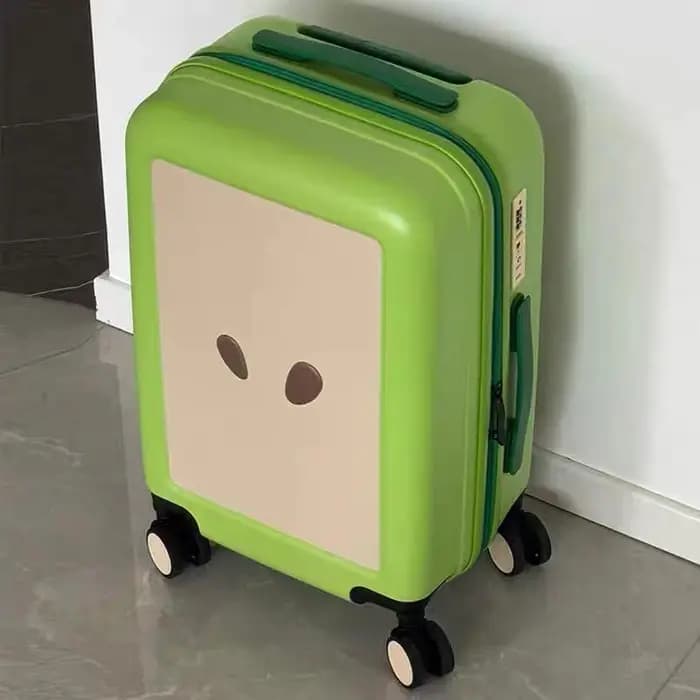 Valise design pomme verte et pomme rouge 20 pouces 24 pouces
