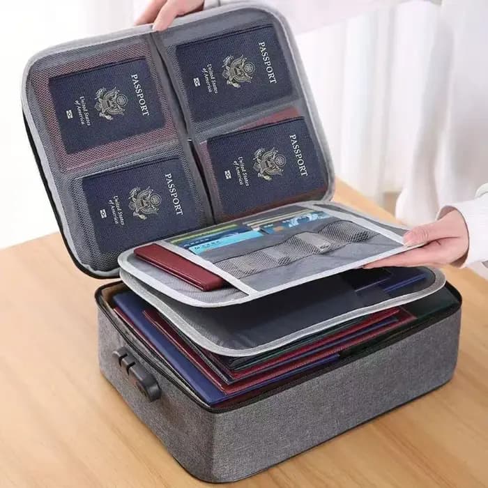 Organisateur de documents à 3 couches