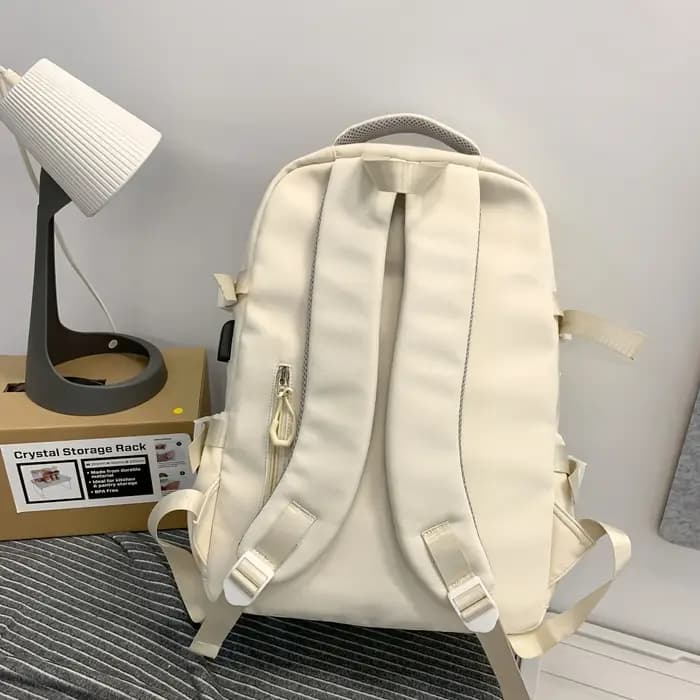 Sac à dos de voyage pour couple preppy multicouche de grande capacité