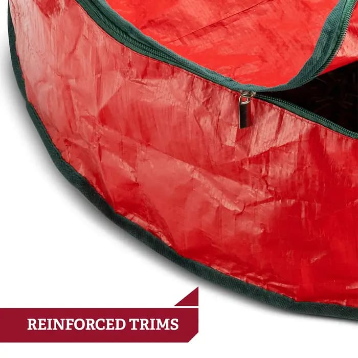 Sacs de rangement de couronnes de Noël pliables durables sac