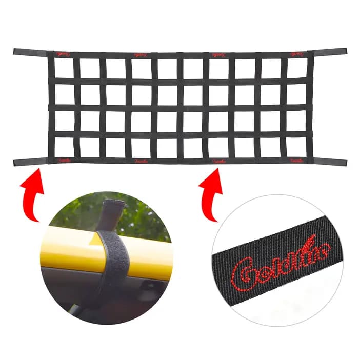 Filet de rangement en maille pour bagages de toit