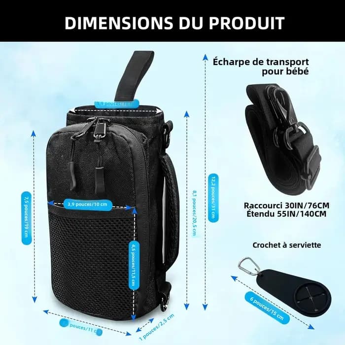 Sac de sport magnétique pour hommes et femmes