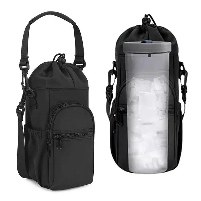 Sac à bandoulière isolé pour porte-bouteille d'eau