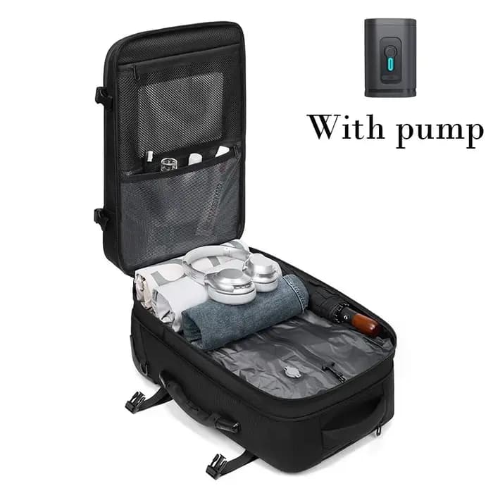 Sacs à dos d'affaires de compression sous vide de chariot de voyage