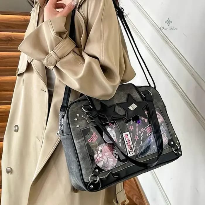 Y2K – sac à bandoulière tendance Star Ita pour fille