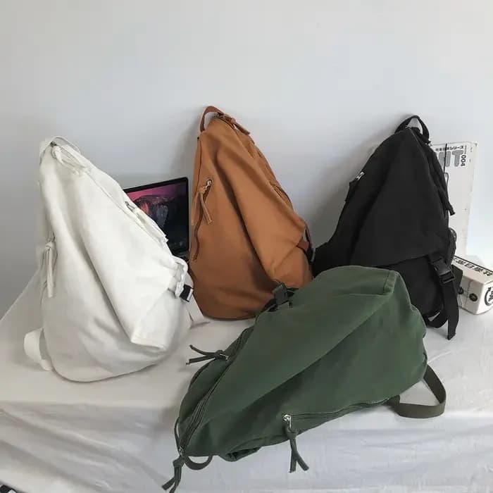 Sac à dos en toile de style japonais à la mode et décontracté pour lycéens et étudiants sac à dos femmes 가mochilas masculinas