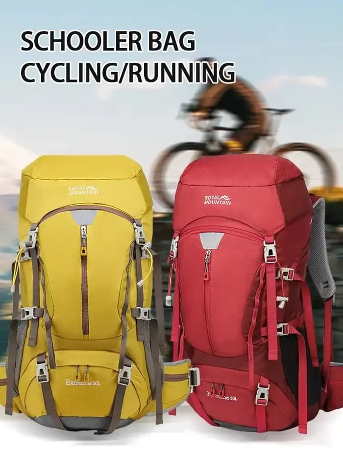 50L voyage en plein air alpinisme sac à dos grande capacité Camping sac à dos Sport randonnée escalade épaule sac à dos hommes femmes