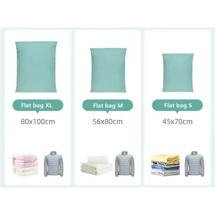 Sacs de rangement sous vide extra-larges sans pompe