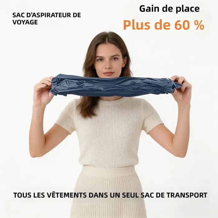 Sacs de compression sous vide épaissis pour vêtements
