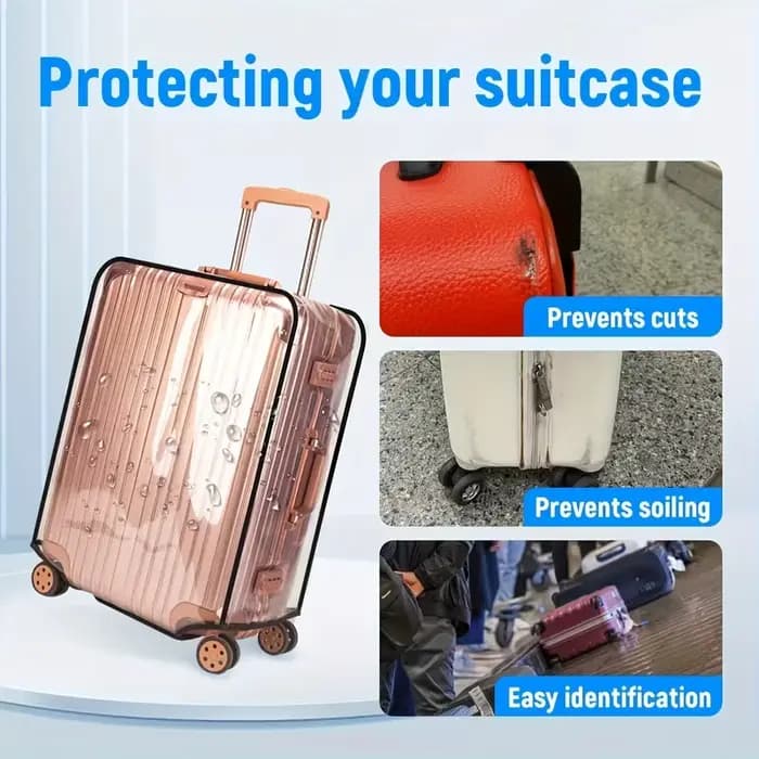 Housse de bagage transparente – Housse de protection imperméable
