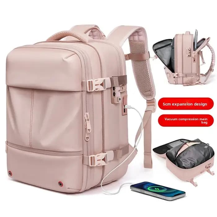 Sac à dos à compression sous vide pour femmes