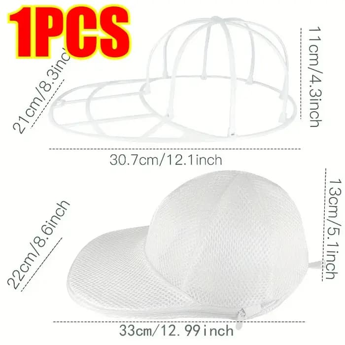 Sac de Protection de lavage de chapeau Portable, sac de nettoyage de casquette de Baseball Anti-défo