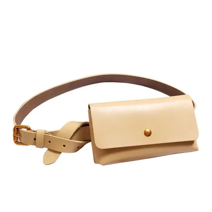 Nouvelle Sacoche de Ceinture en Cuir Véritable pour Femme – Sac Poitrine de Luxe d'Été