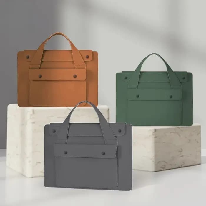 Sac à documents accordéon haut de gamme pour femmes, sac à main portable pour ordinateur portable, étui de transport multicouche pour tablette
