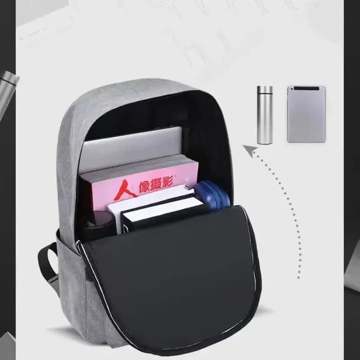 Sac à dos minimaliste pour hommes à la mode sac à dos polyvalent grande capacité école étudiant ordinateur sac de voyage lavable unisexe sac à dos