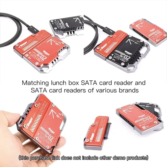 Boîte de rangement pour cartes mémoire Vlogger