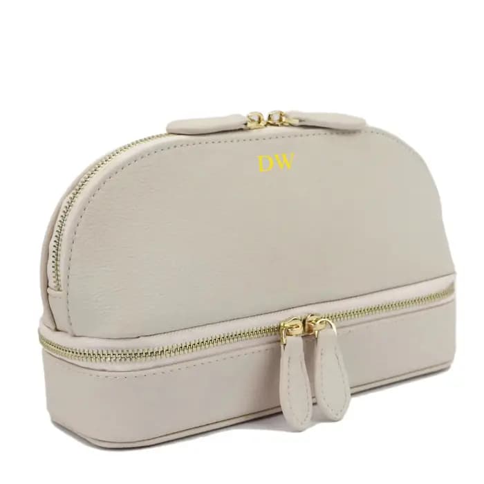 Sac à cosmétiques personnalisé en cuir Pu pour femmes