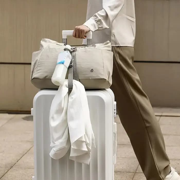 Valise multifonctionnelle avec crochet externe, sac à dos d'extérieur avec boucle anti-perte, sangle de bagage portable pour le voyage 