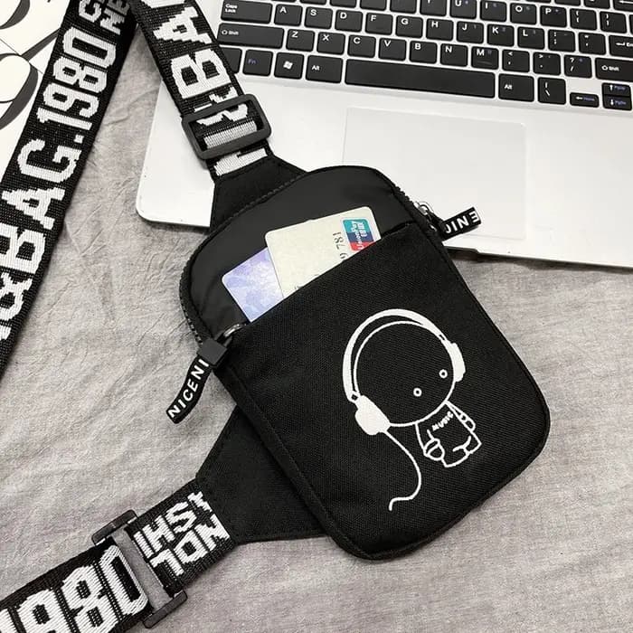 Sac à bandoulière pour hommes INS tendance imperméable petit sac messager carré sacs