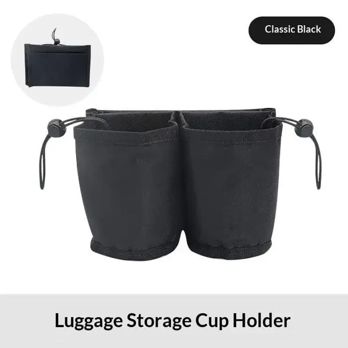 Support de tasse pour bagages de voyage, durable, mains libres, pour valise, porte-boissons, pour ta