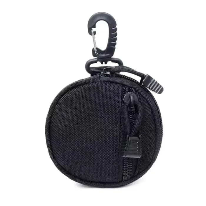 Pochette utilitaire modulaire pour l'extérieur | Petit sac rond compatible MOLLE | Pour la chass