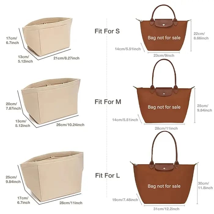 Insert organisateur de sac pour Longchamp