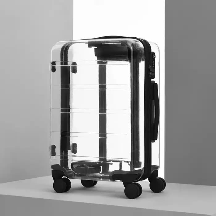Valise Transparente de Luxe pour Homme et Femme
