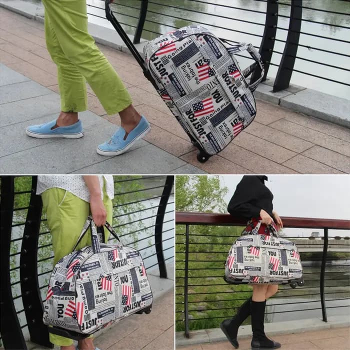 Sac de voyage à roulettes pour hommes et femmes