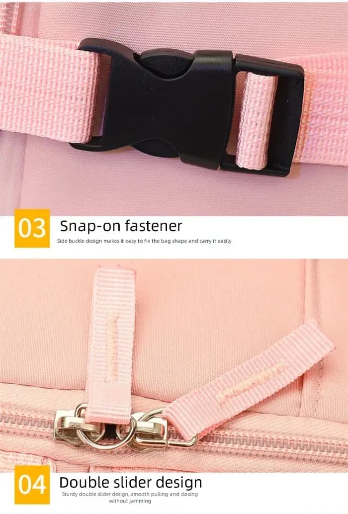 Sac à dos de voyage extra large - Bagage cabine approuvé par les compagnies aériennes - Sac à dos multifonctionnel pour ordinateur portable pour les vols économiques de Wizz Air et EasyJet