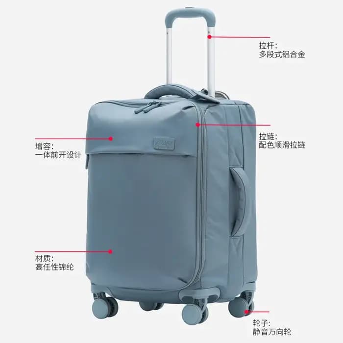 Ensembles de bagages valise en tissu Oxford imperméable ultra-léger