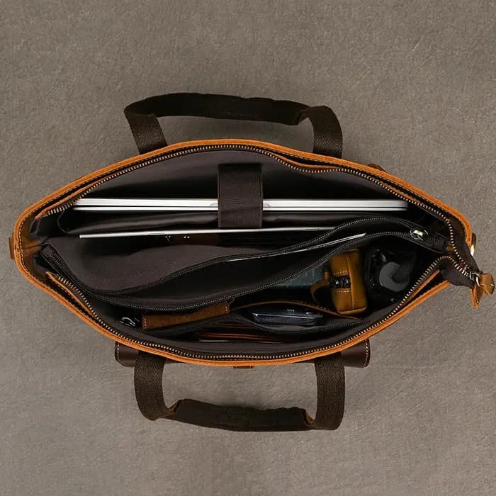 Luufan-Fourre-tout en cuir véritable pour femme