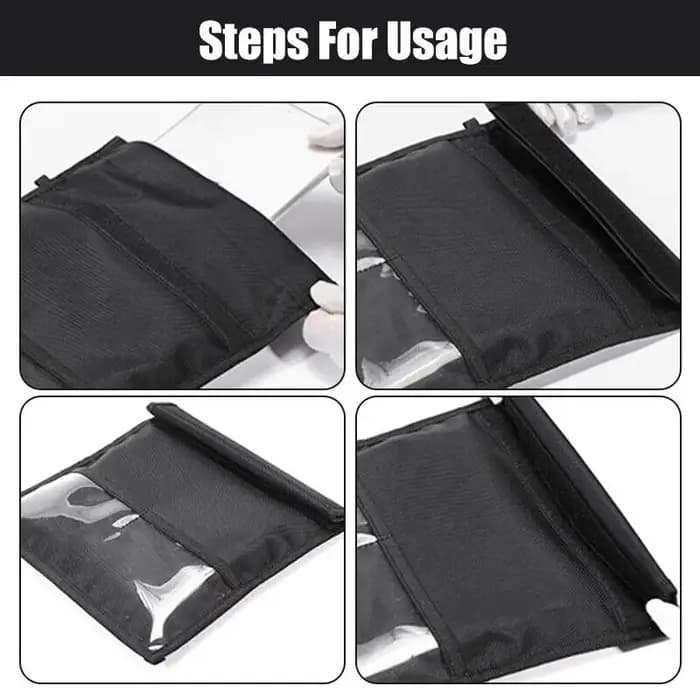 Pochette de protection RFID anti-pistage, sac Faraday pour téléphones, appareils, grand portefeuille