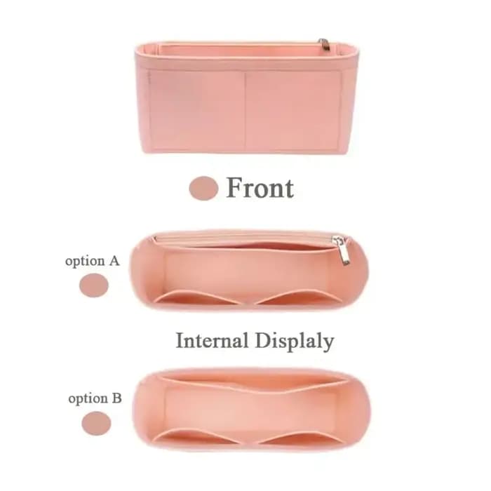 1 pièces multi-poches sac organisateur pour Longchamp Mini sac sac de rangement le sac de doublure feutre sac à main