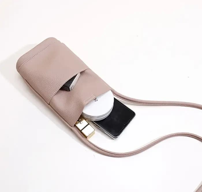 Petit sac à bandoulière en cuir Pu souple pour femmes