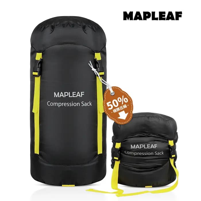 Sac de compression imperméable MAPLEAF pour sac de couchage 10L 15L 20L 30L