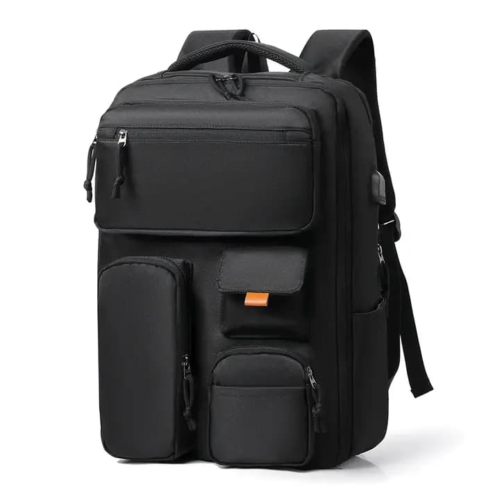 Sac à dos de voyage unisexe multi-poches pour hommes et femmes, sacs à dos de grande capacité pour c
