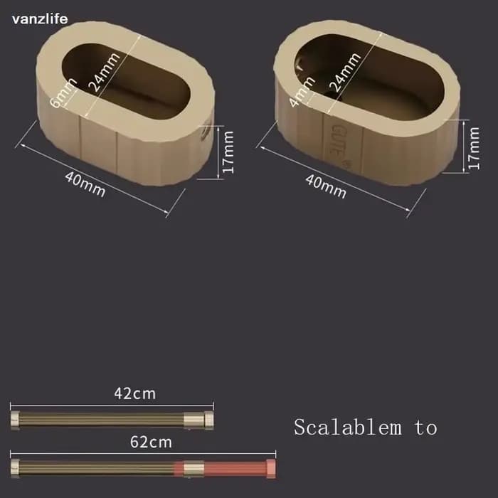 Vanzlife – tringle à vêtements extensible en acier inoxydable, utile, réglable, pour placard, rideau
