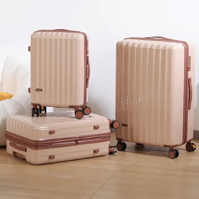 1 Piece Set 20/ 24inch Boarding Large Capacity Expandable Suitcase Anti-Scratch Surface Customs Lock