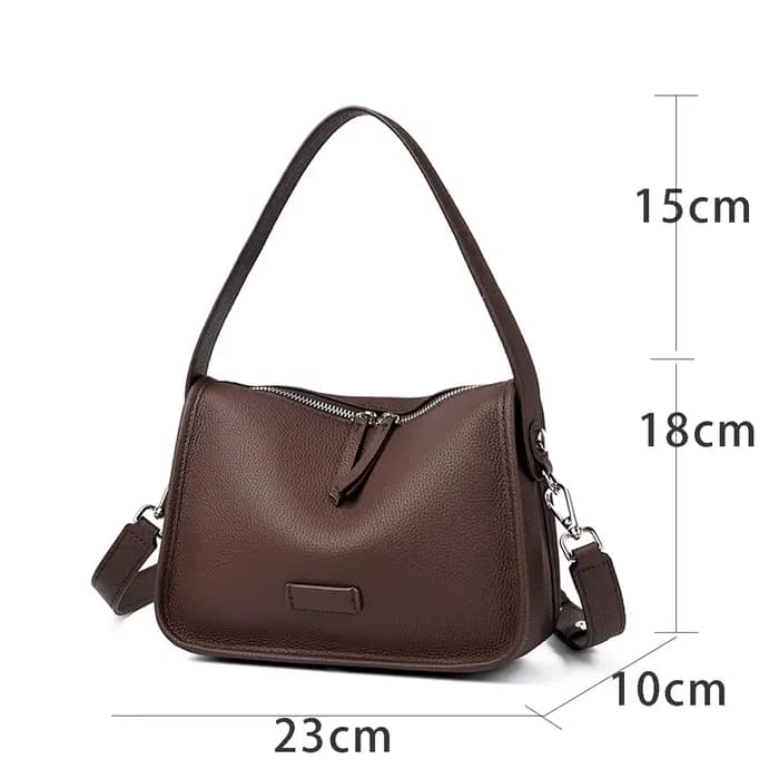Sac à main de luxe imprimé en cuir souple tendance pour femme