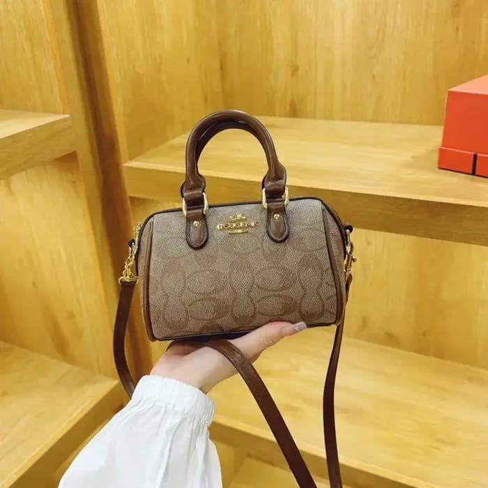 Nouveau Sac Boston Mini Vintage 2026, Sac à Bandoulière Polyvalent Classique pour Femme, Sac à Main