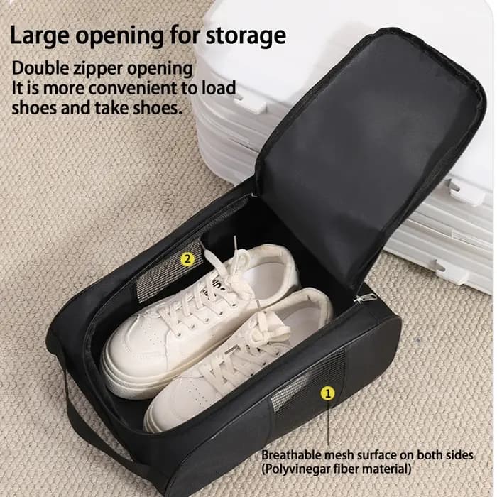 Sac à chaussures portable pour le voyage