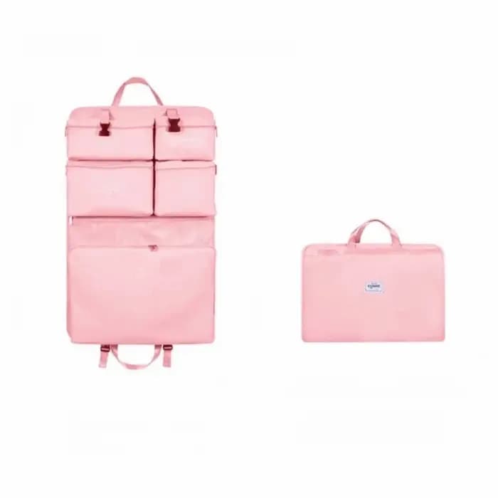 Organisateur de bagages suspendu pliable grande capacité, sac de rangement pour vêtements de valise,