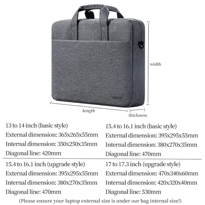 Sac de transport pour ordinateur portable
