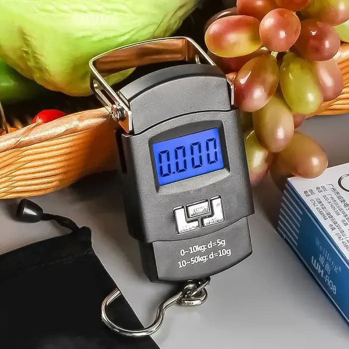 Balance à bagages portable suspendue 50 kg avec écran LCD