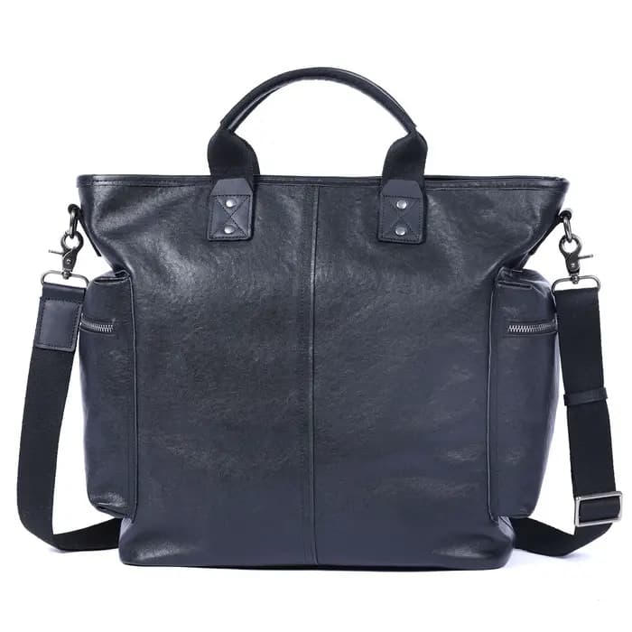 Brifecase – sacs pour ordinateur portable en cuir véritable pour hommes