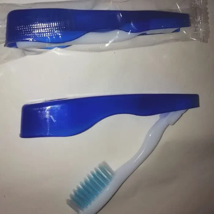 Hygiène buccale Portable jetable pliable voyage Camping brosse à dents randonnée
