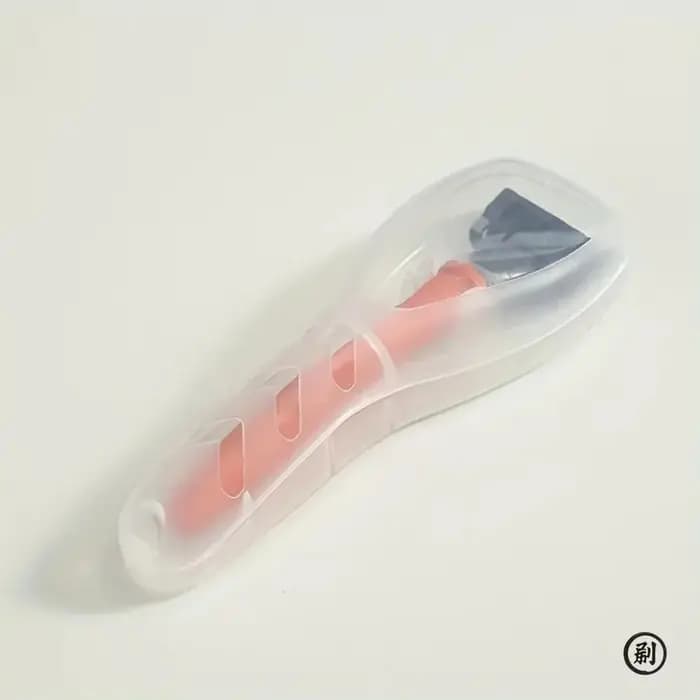 Boîte de rangement de rasoir de voyage transparente