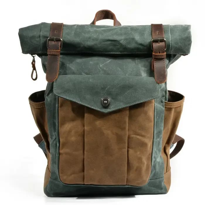 Sac à dos rétro - sac à double bandoulière pour hommes et femmes